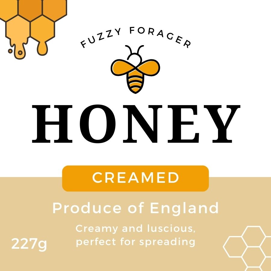 Fuzzy Forager Creamed Honey